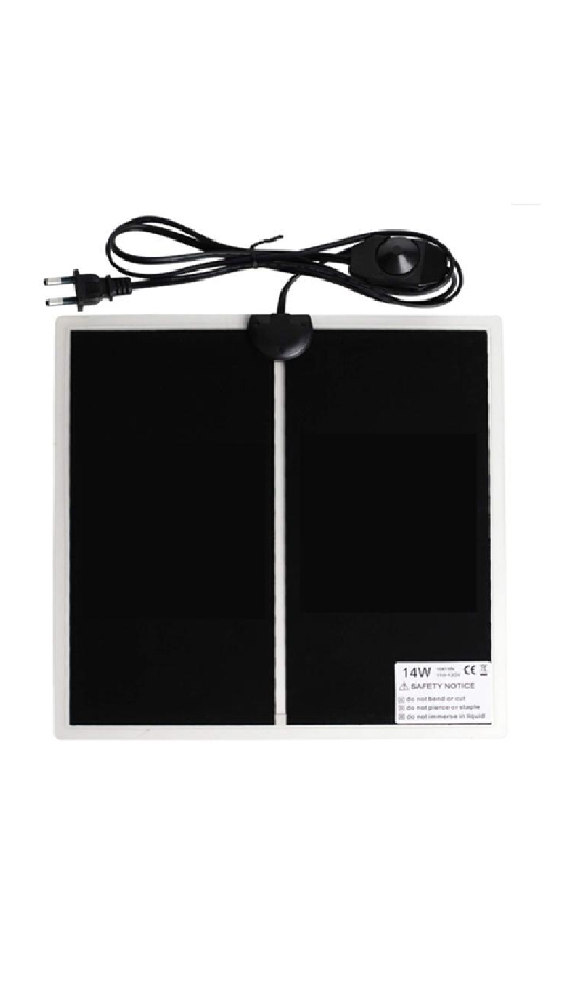 Килимок теплий для рептилій 20 W 42*28 см