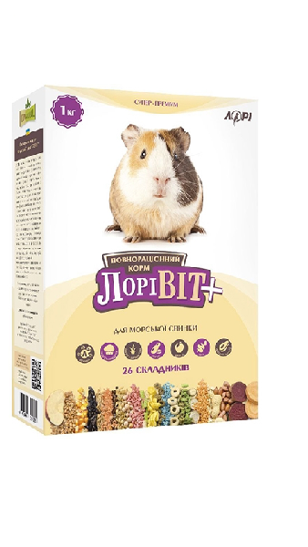 ЛоріВІТ+ корм для морської свинки 1кг