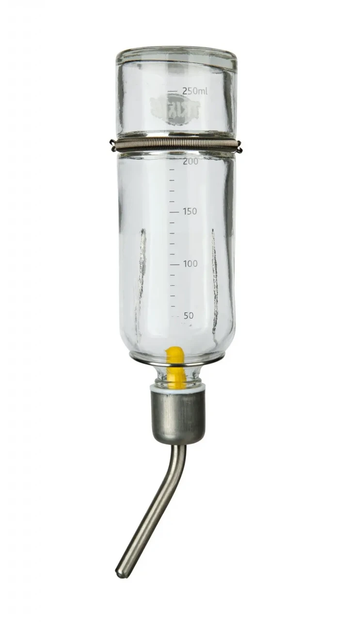 Поїлка для гризунів скляна 250мл