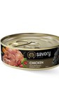 Savory Cat Can Adult Sterilised курица k 100g