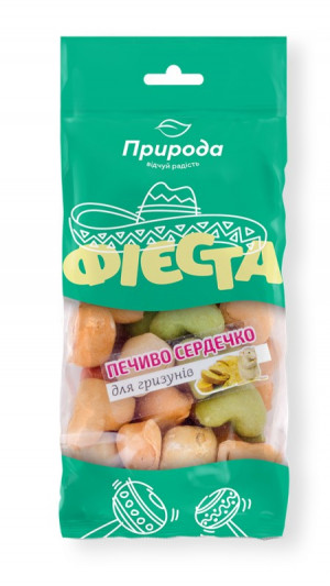 Асорті-печиво СЕРДЦЯ ДЛЯ ГРИЗУНІВ 100 г