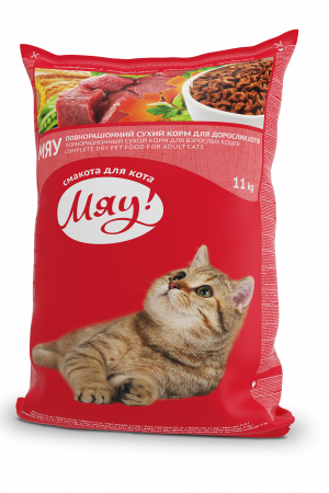 МЯУ повнораціонний сухий корм для дорослих котів з кроликом (11)