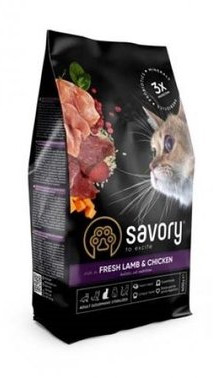 Savory Adult Cat Steril Fresh Lamb & Chicken (0.4)