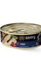 Savory Cat Can Adult для вибагливих котів Риба k 100g