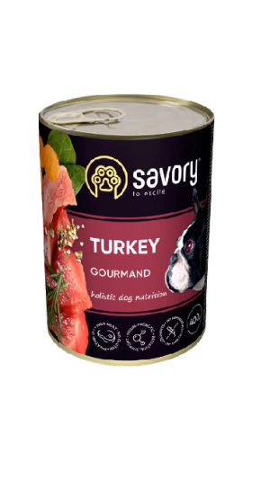 Savory Dog Gourmand індичка 400 гр